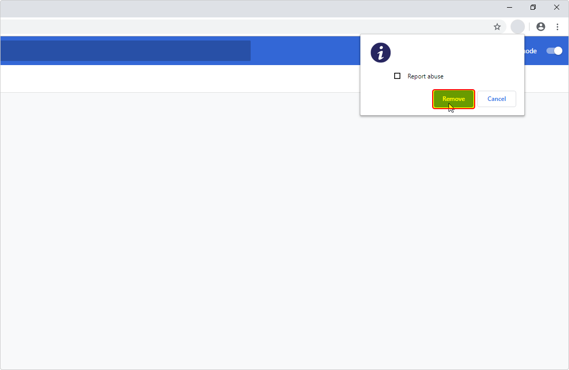 uninstall step 3